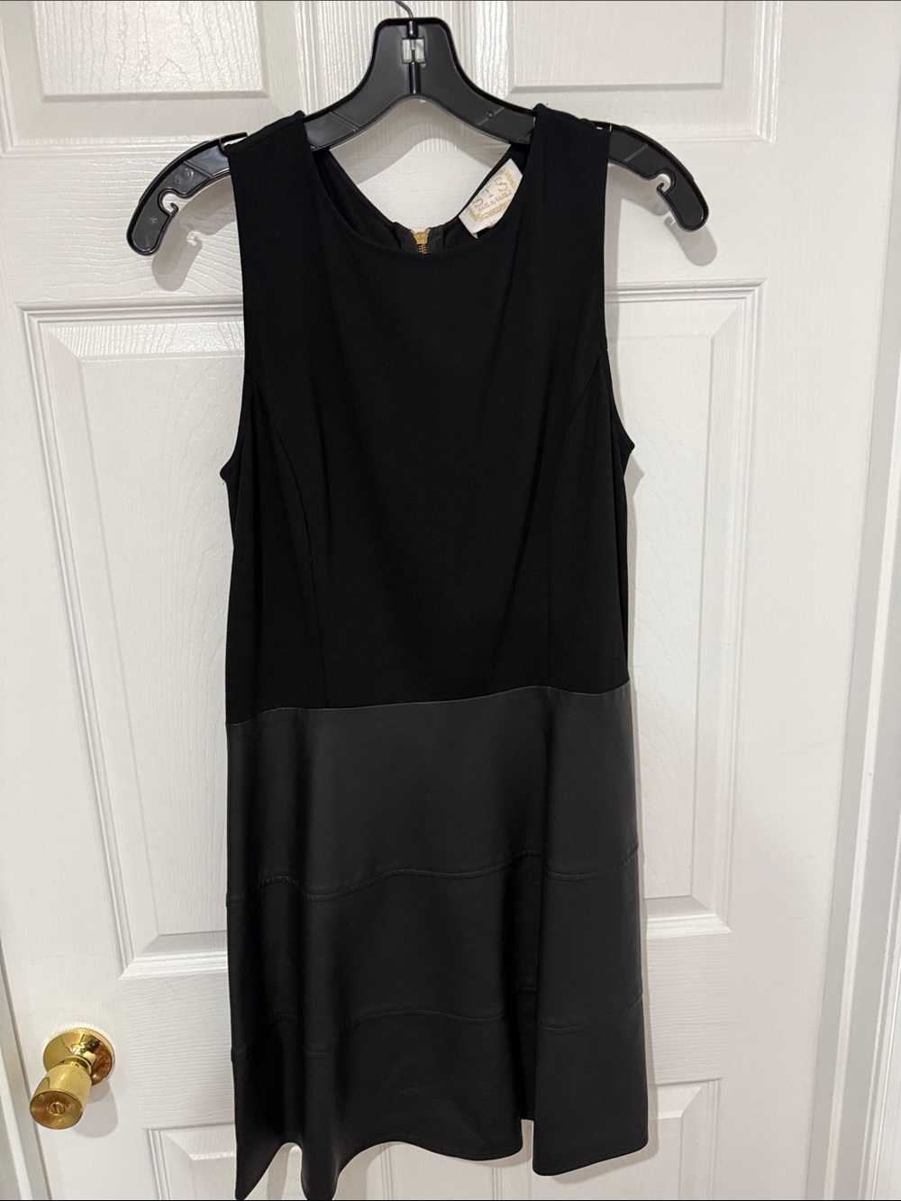 Sail to Sable Black Sleeveless A-Line Dress